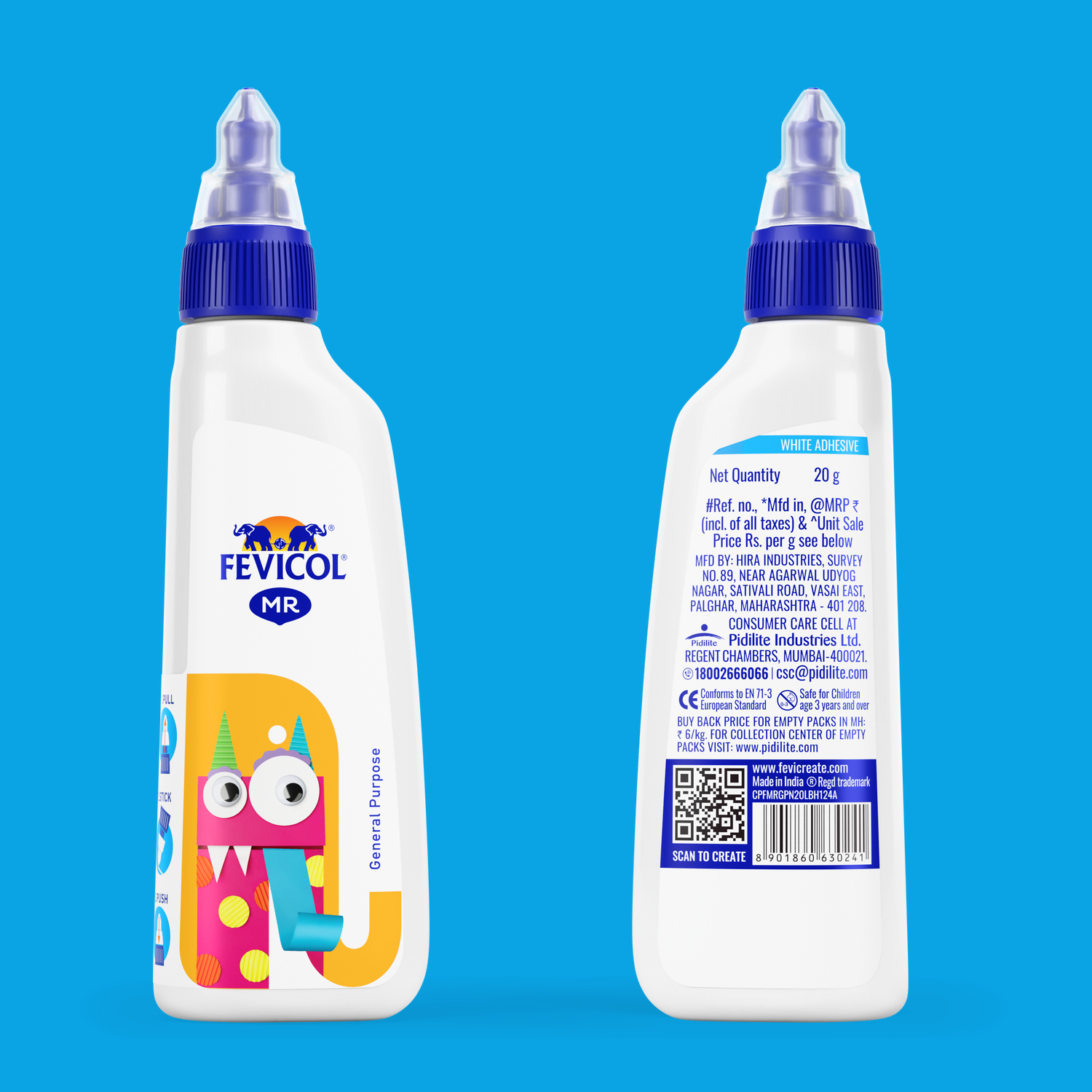 Fevicol MR 3D product renderings