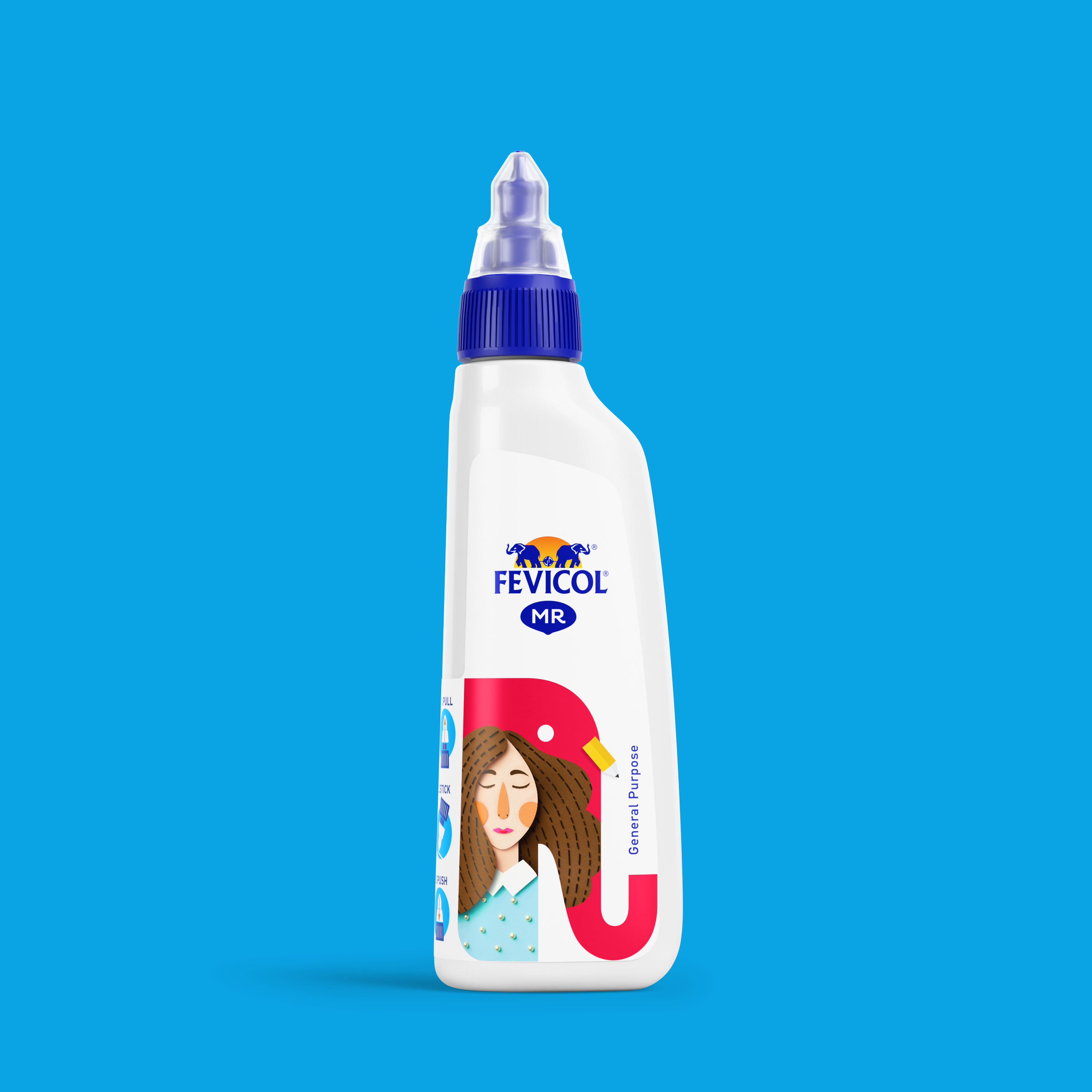 Fevicol MR 3D product renderings