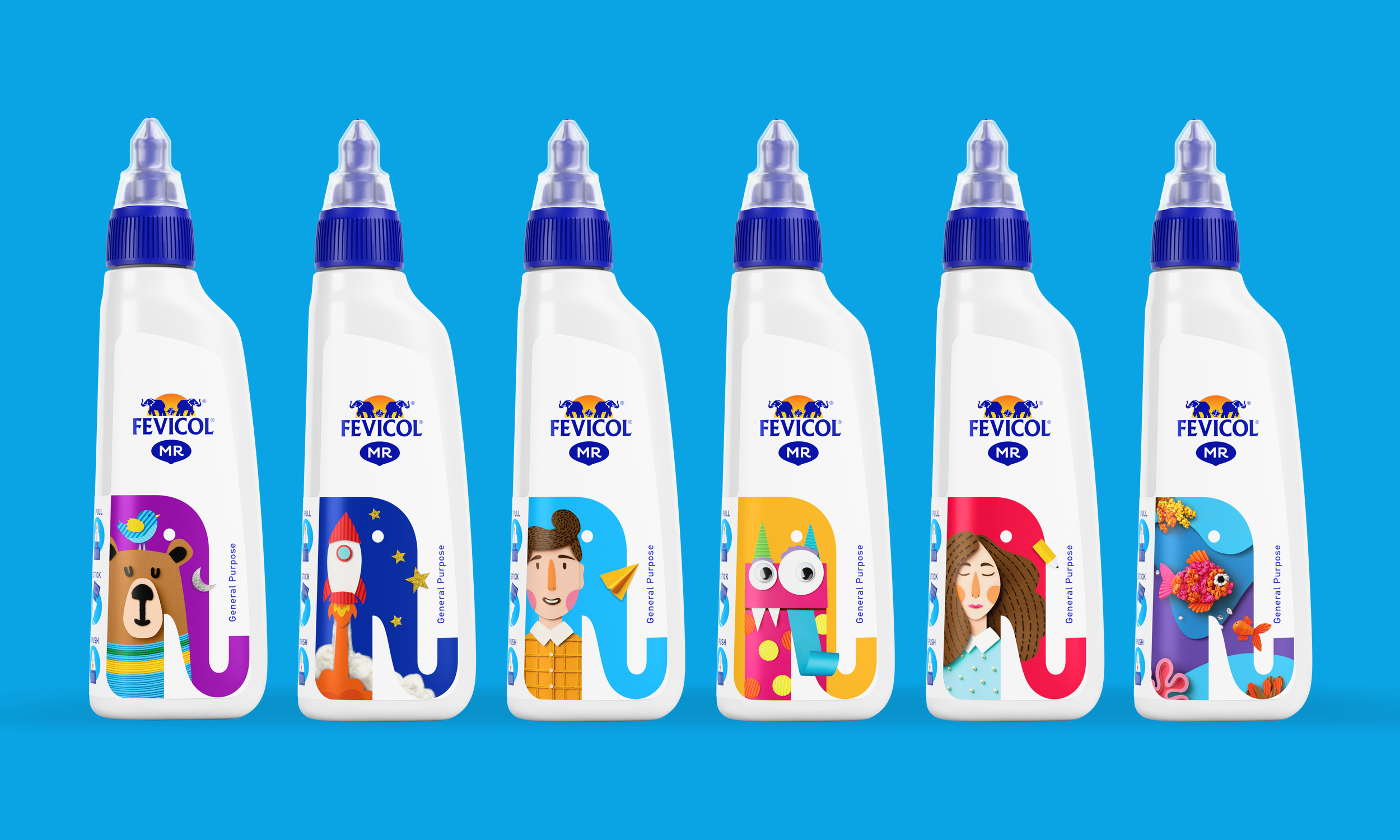 Fevicol MR 3D product renderings